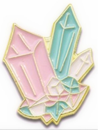 Crystal Enamel Pin 